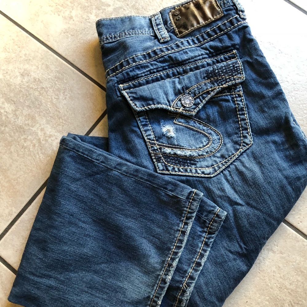 Men’s Silver Jeans